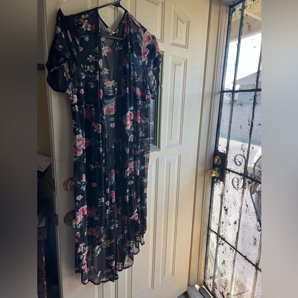 Liberty Love Black Floral High-Low Dress
Beach cover!